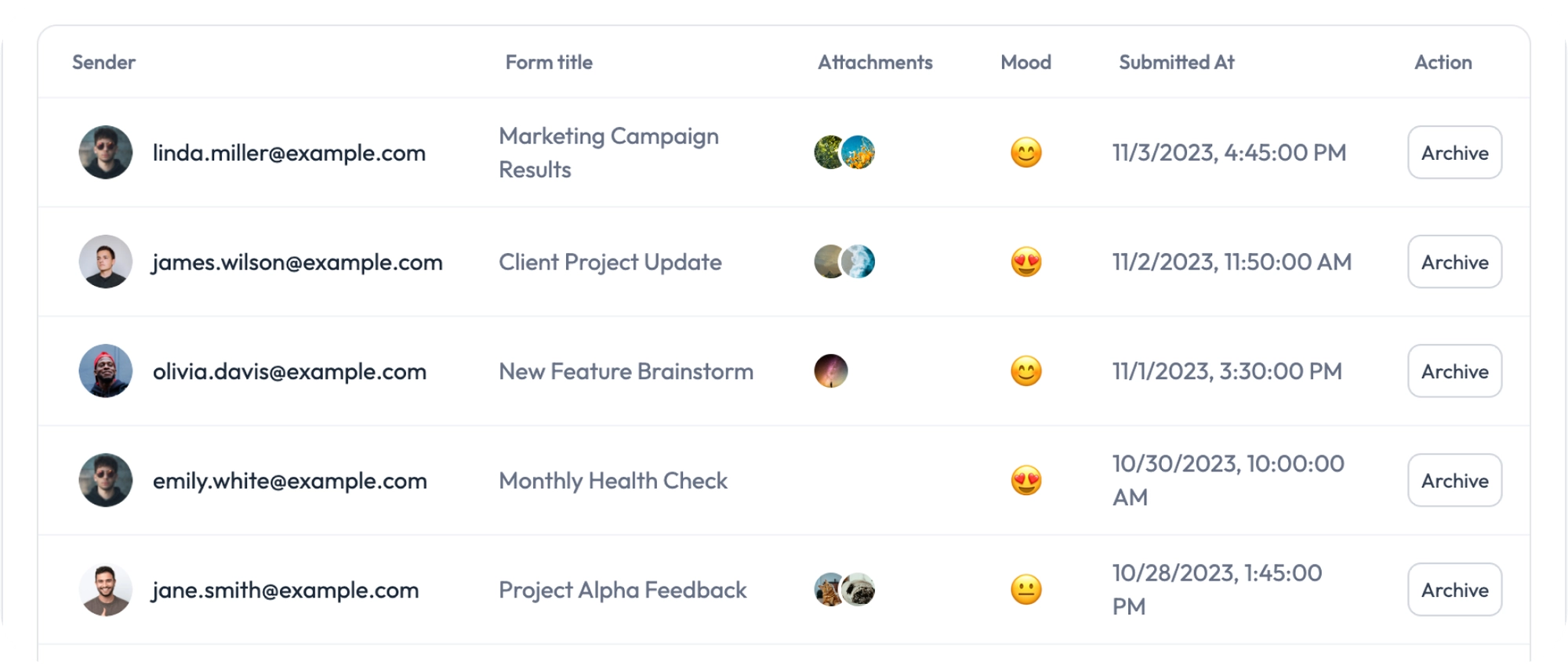 Client Inbox